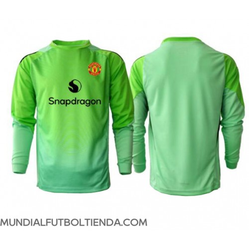 Camiseta Manchester United Portero Tercera Equipación Replica 2025-26 mangas largas